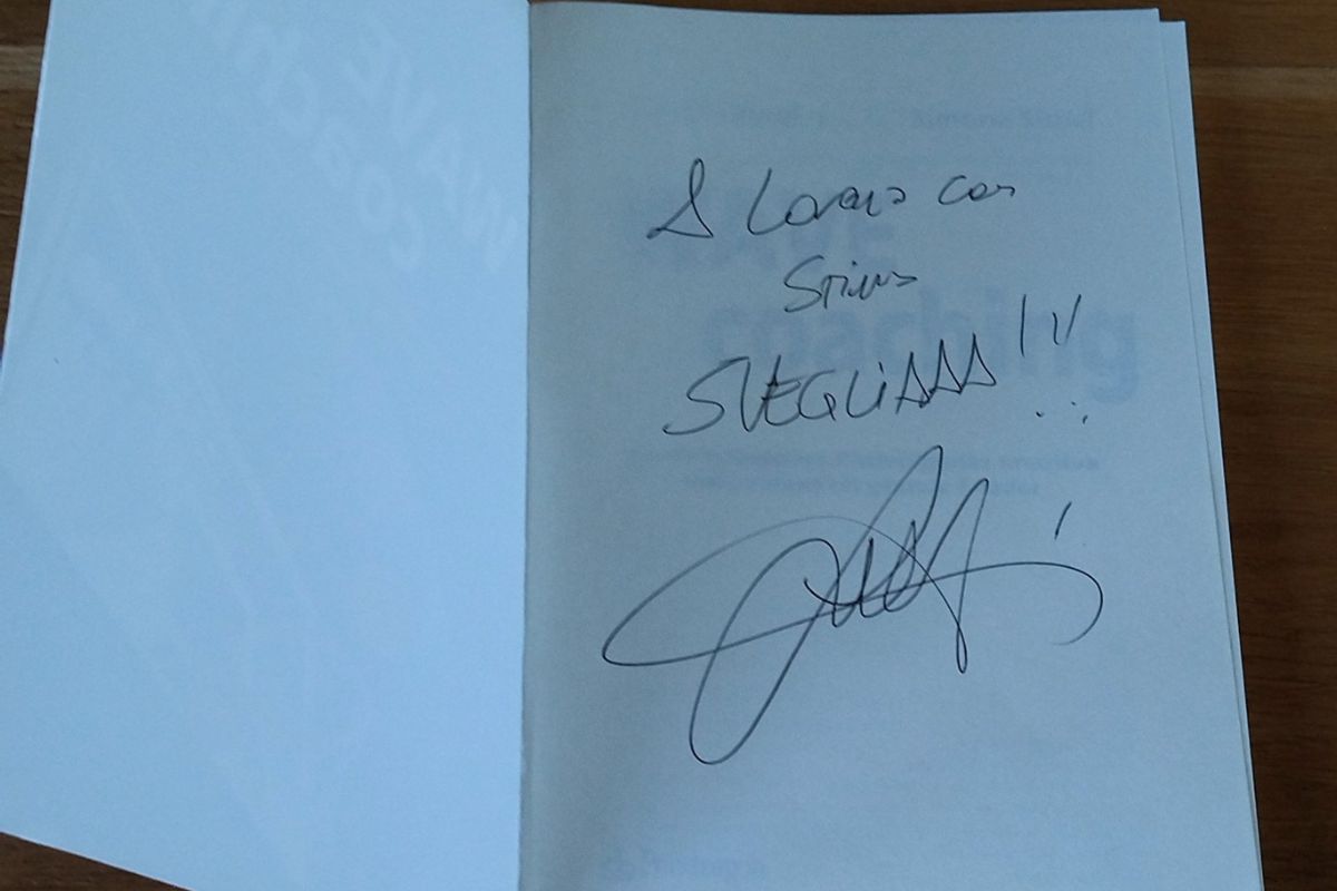 Dedica con firma di Simone Sistici