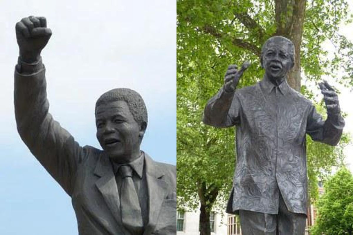 "Una luce per tutti" Statua di Nelson Mandela