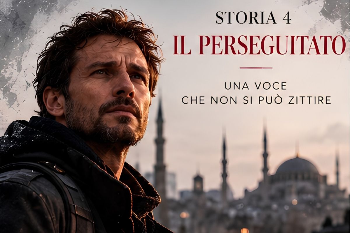 Illustrazione della quarta storia: il perseguitato